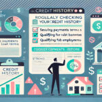 Regular credit monitoring