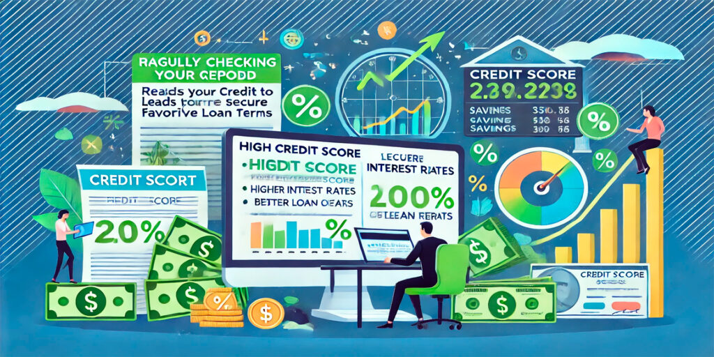 Regular credit monitoring